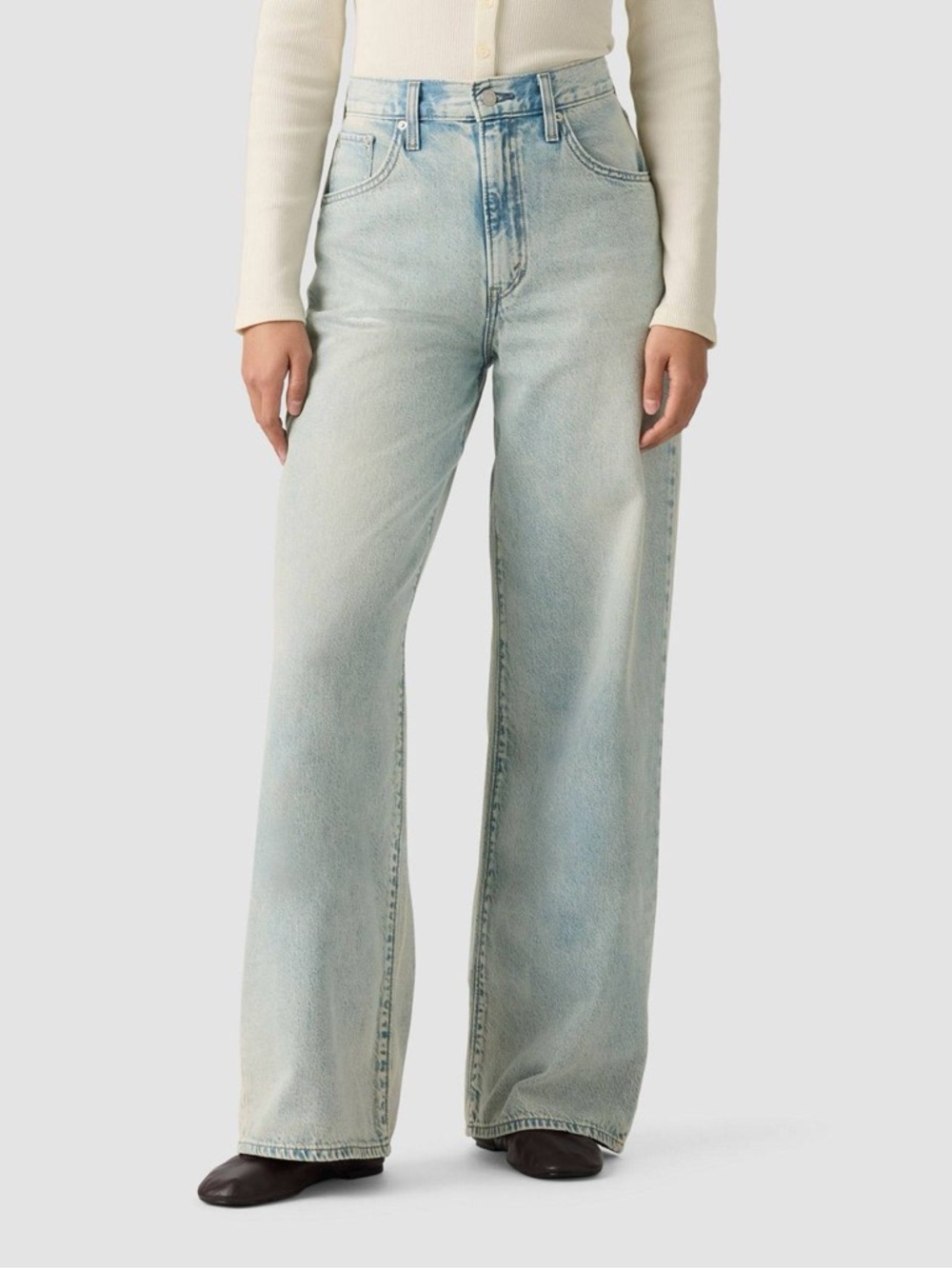 NWT Levi's Cinch Baggy Womens Jeans Sz 31/31 100% Cotton Straight Leg High Rise